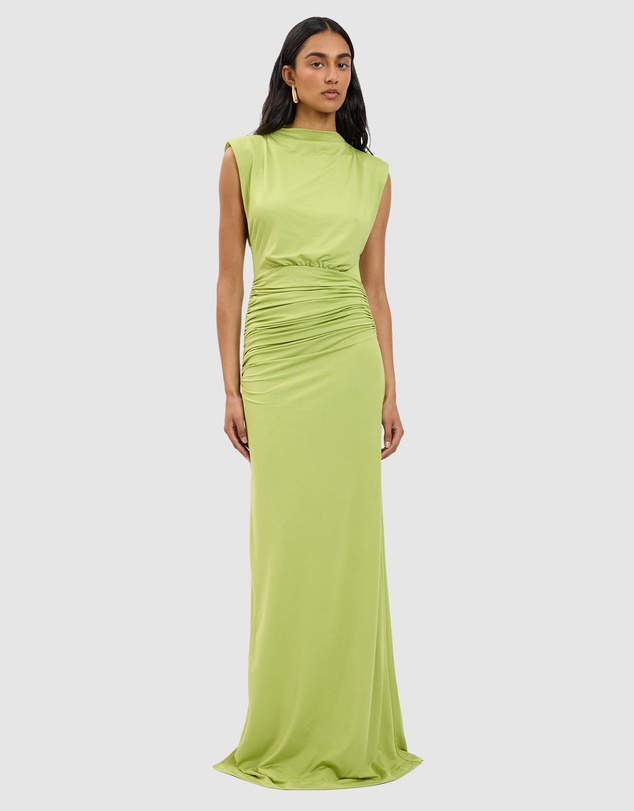 With Harper Lu - Structured Shoulder Gown