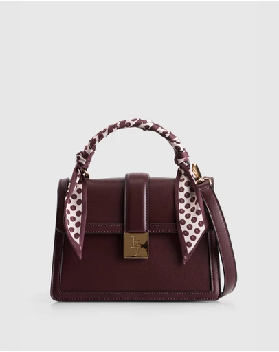 Laura Jones - Scarf Top Handle Bag