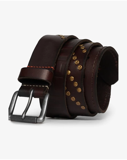 Superdry - Branded Buckle Goods Belt