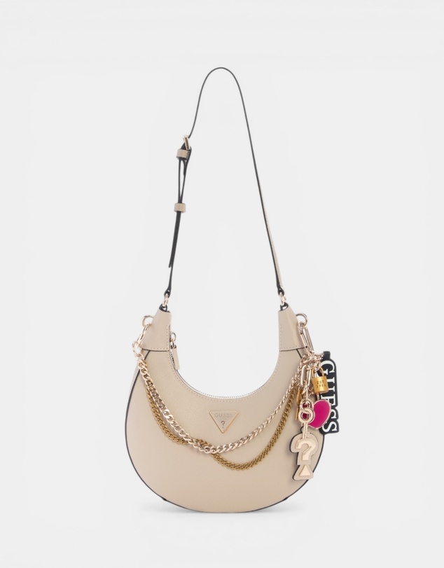 GUESS - Light Taupe Davina Shoulder Bag
