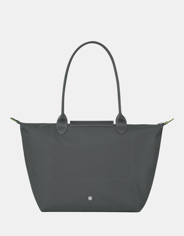 Longchamp - Le Pliage Green Canvas Shoulder Bag - Large