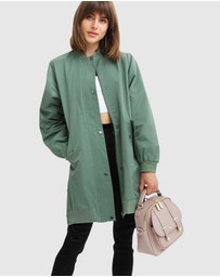 Belle & Bloom - Chasing You Long Bomber Jacket