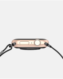 Friendie - Stainless Steel Woven Mesh Loop Band - The Melbourne - Apple Watch Compatible