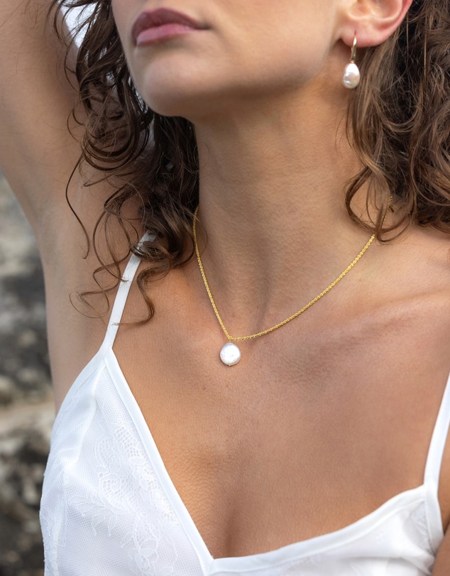 Native Sol - Bellavue Pearl Necklace