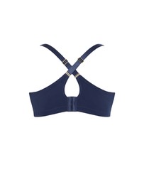 City Chic - Plus size Luxe Microfibre Wireless Bra - navy