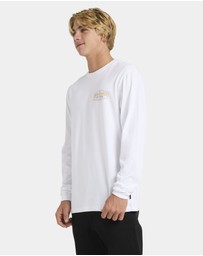 Quiksilver - Mens Classic Hooks Long Sleeve T-Shirt