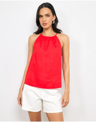AERE - Ayla Linen Top