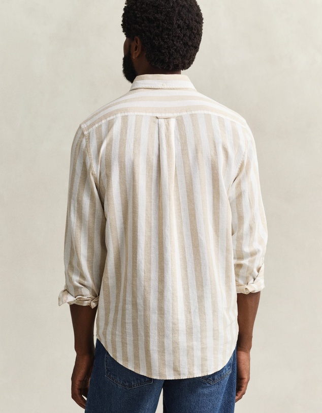 Gant - Cotton Linen Stripe Shirt