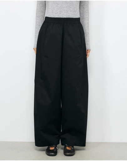 AERE - Organic Cotton Twill Barrel Leg Pants
