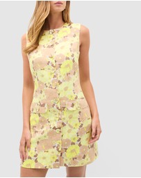 Seed Heritage - Linen Vintage Floral Mini Dress
