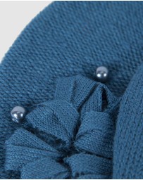 Max Alexander - European Made Blue Soft Wool Beret