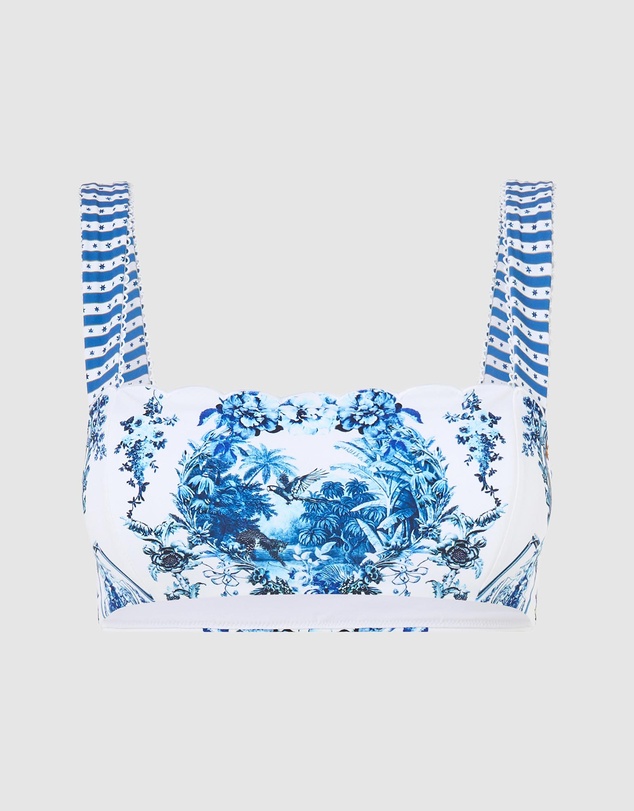 Camilla - Square Neck Wide Strap Bikini Top