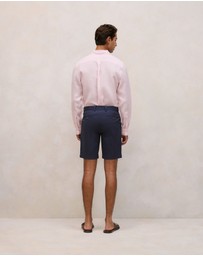 Trenery - Cotton Twill Chino Short in Navy