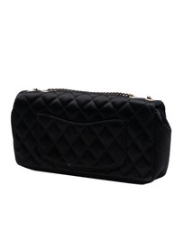 Pre-Loved by Azura Reborn - Pre-Loved Quilted Satin Precious Jewel East West Flap