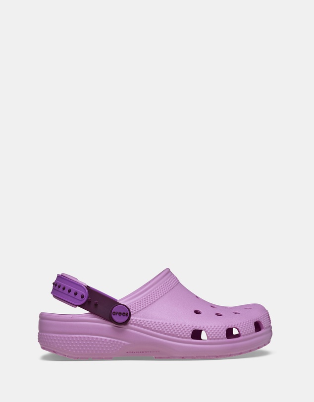Crocs - Classic Glow Snapback Strap Clogs - Babies-Kids