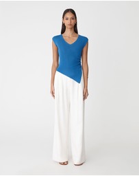 Forcast - Galina Ruched Lyocell Knit