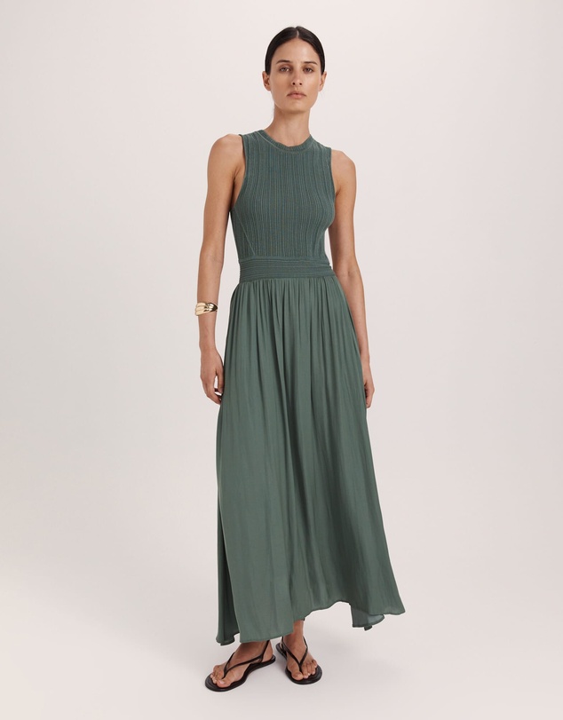 saba green dress Bella Maxi Dress main image 1
