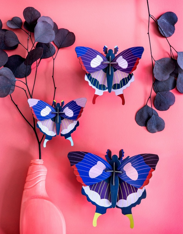 Studio Roof  - Wall Art Butterflies A4 Set of 3