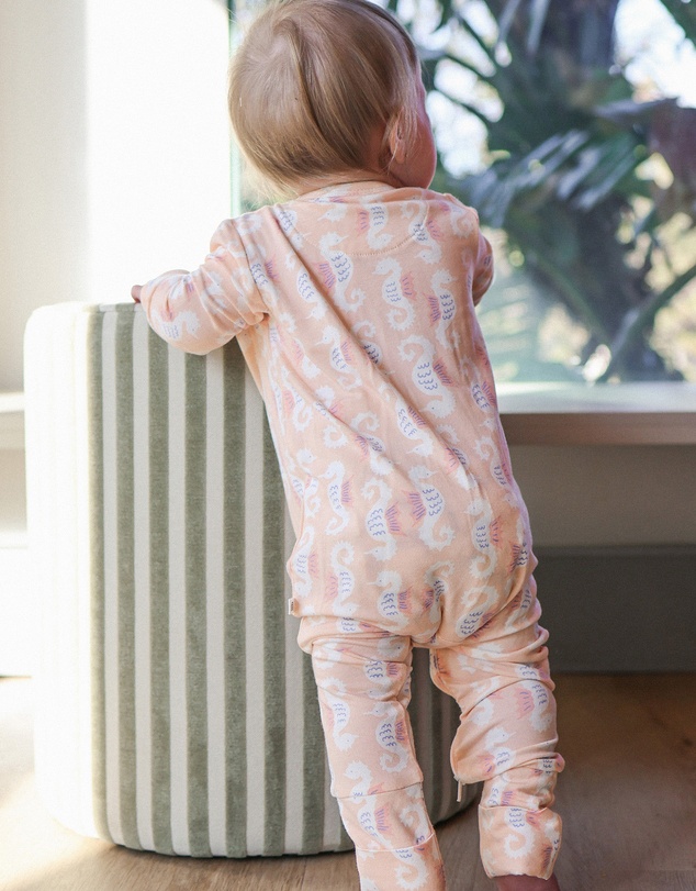 Kynd Baby - Essential Onesie in Seahorse