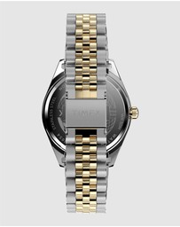 TIMEX - Timex Men’s Legacy 41mm Two Tone Case Green Dial Bracelet