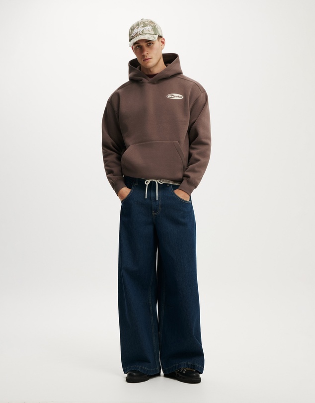 Cotton On - Box Fit Graphic Hoodie