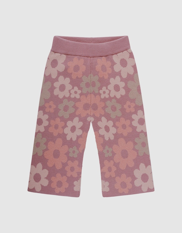 Kynd Baby - Knit Flare Pant in Bold Floral