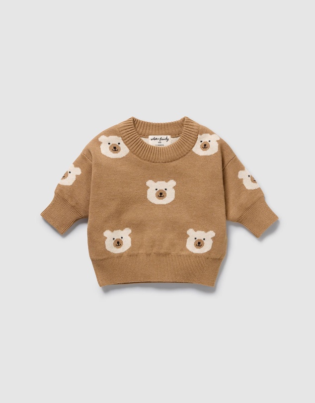 Wilson & Frenchy - Organic Knitted Jacquard Jumper - Babies