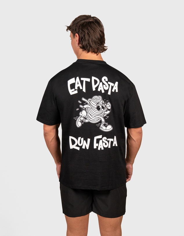 TWL - Oversized T-Shirt Eat Pasta Run Fasta V2
