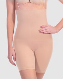B Free Intimate Apparel - Power Shaping Stay Up Shorts - 2 Pack