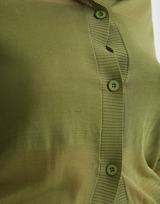Oxford - Celina Sheer Panel Cardigan
