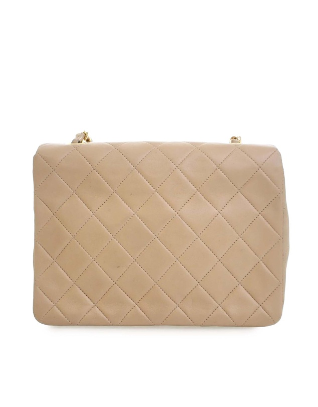 Pre-Loved by Azura Reborn - Pre-Loved Small Square Quilted Lambskin Flap