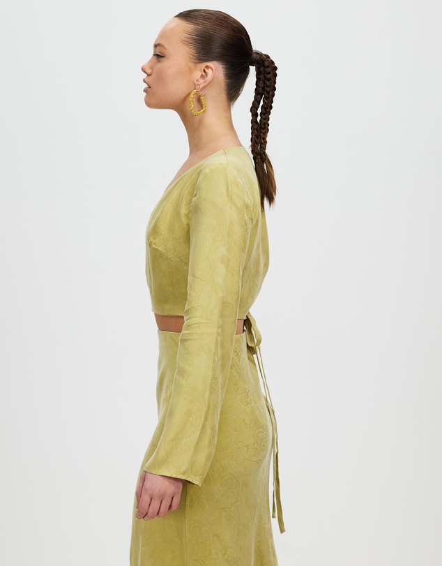Third Form - Paisley Wrap Blouse