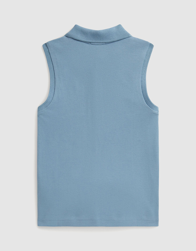 Polo Ralph Lauren - Stretch Mesh Sleeveless Polo Shirt - Teens