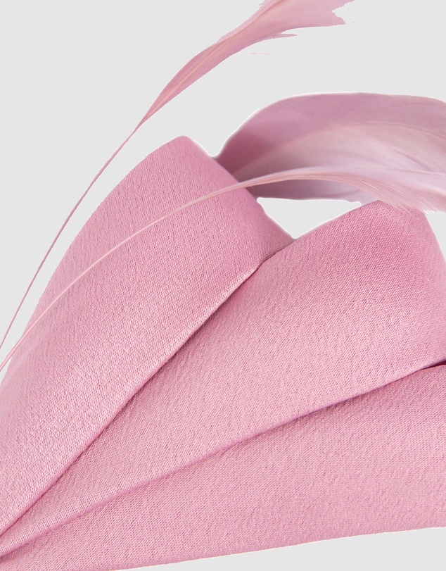 Max Alexander - Large Pink Satin Bow Racing Fascinator