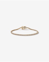 Michael Hill - 0.82 Carat TW Diamond Tennis Bracelet in 10kt Yellow Gold