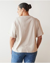Atmos&Here Curvy - Organic Cotton Boyfriend Pocket Tee