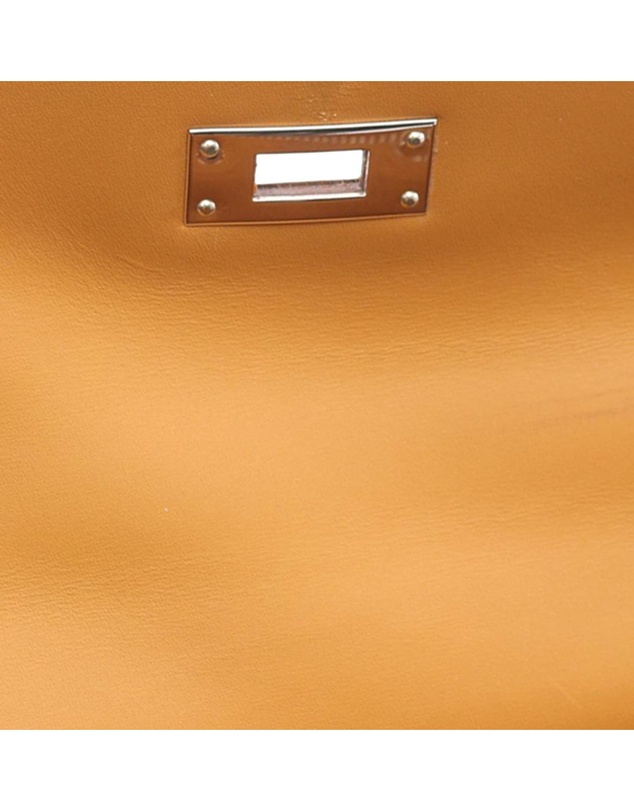 Hermes - Pre-Loved HERMES Kelly 32 Handbag Chamonix leather leather Chamonix leather Brown Natural Used Women