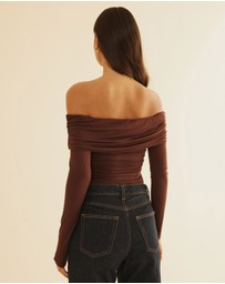 Atmos&Here - Off Shoulder Bamboo Top