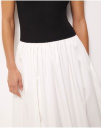 AERE - Avalon Bubble Hem Midi Dress