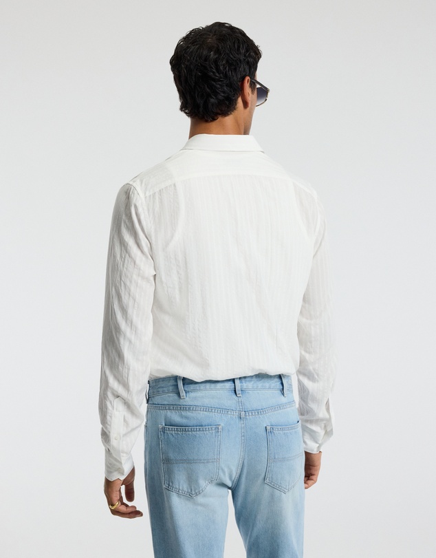 Calibre - Seersucker Textured Shirt White