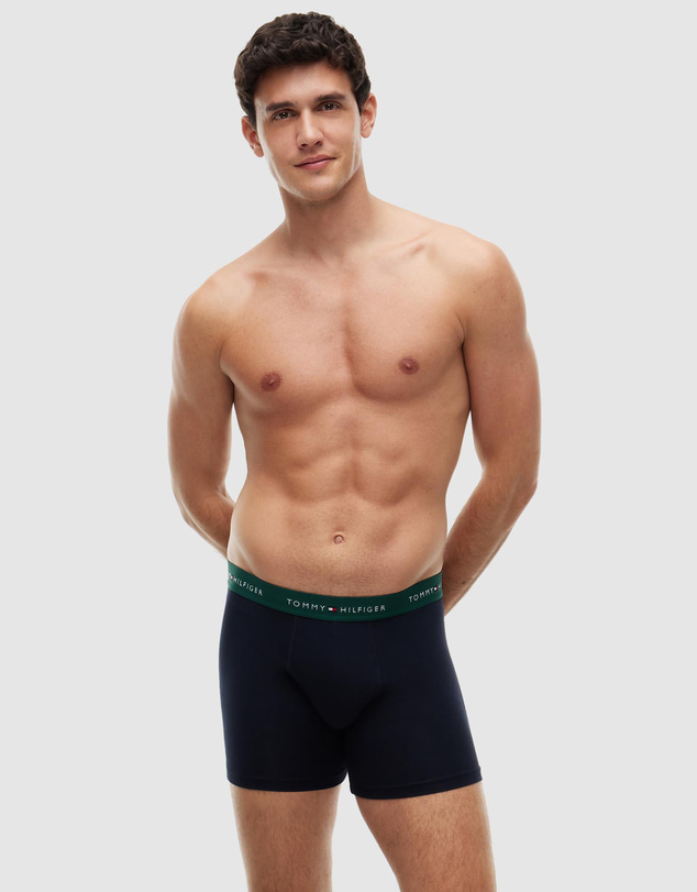 Tommy Hilfiger - 3-Pack Signature Contrast Waistband Boxer Briefs