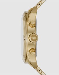 Diesel - Spiked Gold-Tone Chronograph Watch
