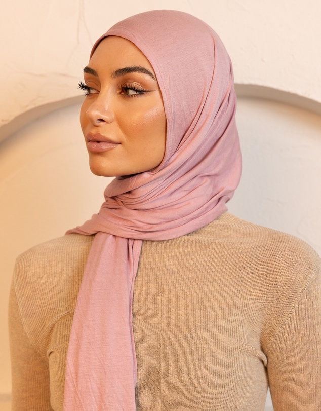 Mod Squad - Luxe Jersey Hijab- Rose