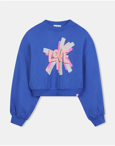 Billieblush - Love Sequin-Embellished Crew Sweatshirt - Kids-Teens