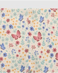 Purebaby - Butterfly Thick Pocket Leggings -Kids-Babies