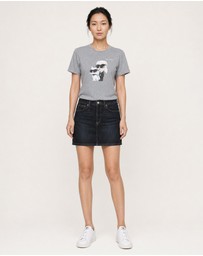 Karl Lagerfeld - Ikon Duo Aquarelle T-Shirt