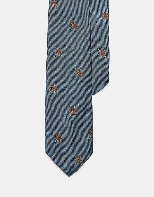 Polo Ralph Lauren - Equestrian-Patterned Silk Twill Tie
