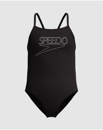 Speedo - Classic Logo One Piece - Kids-Teens