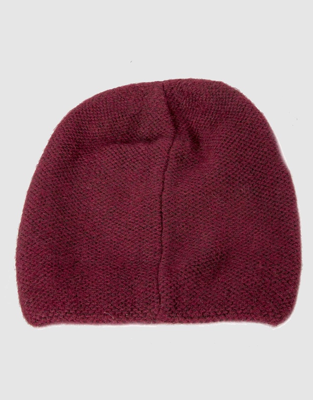 Max Alexander - European Made Burgundy Wool Beanie
