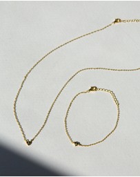 SAINT VALENTINE - The Mini Heart Duo Set - Gold